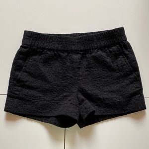 💯Black J. Crew Shorts Embroidery ElasticWaistBand